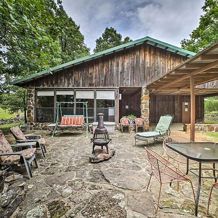 Pine Lodge Cabin On 450 Acres In Ozark Mountains Ponca Exterior photo