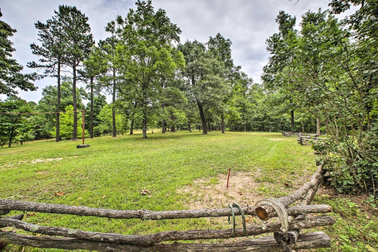 Pine Lodge Cabin On 450 Acres In Ozark Mountains Ponca Exterior photo